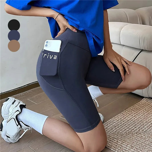 High Waist Yoga Shorts