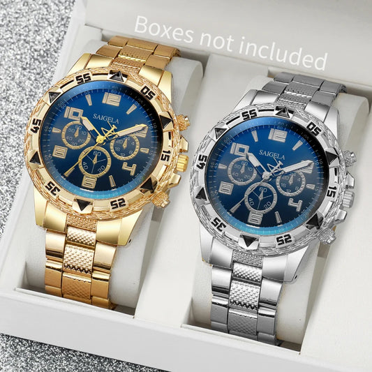 Men's Arabic Dial Watch Set